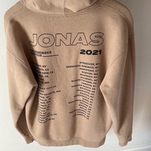 Jonas Brother's 2021 Tour Hoodie Medium - Picture 3 of 3